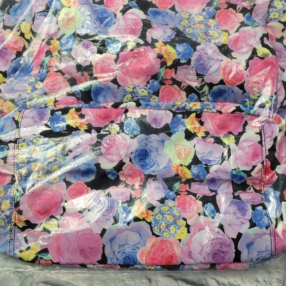NWT Ganni Recycled Polyester Floral Drawstring Tote - Picture 15 of 16